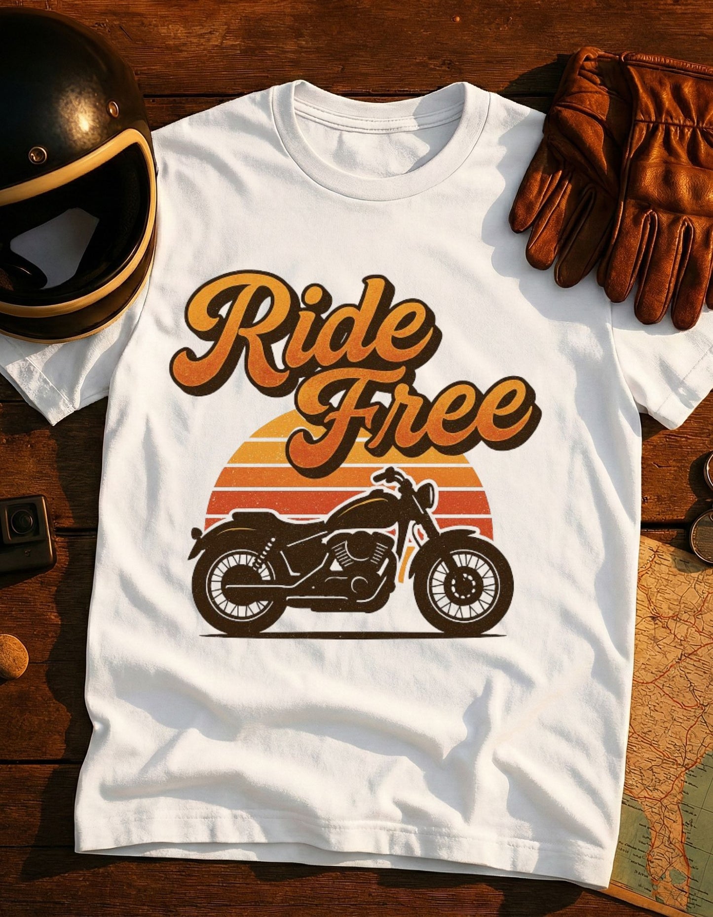 Ride Free Motorcycle T-Shirt