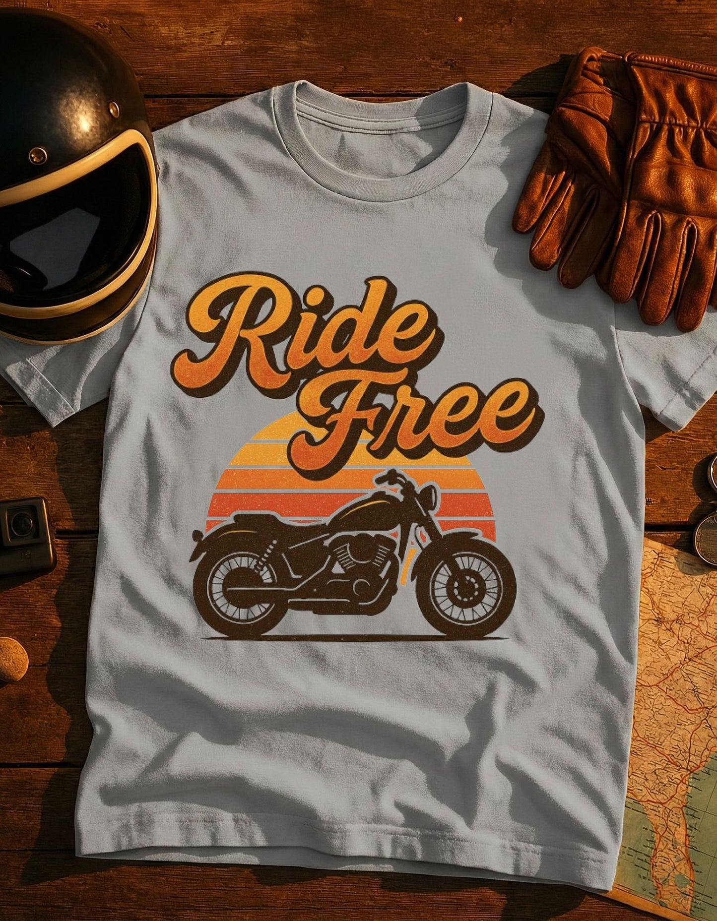 Ride Free Motorcycle T-Shirt