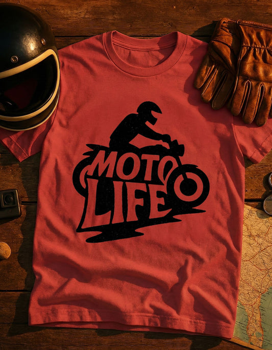 Moto Life T-Shirt — Motorcycle Rider Graphic Tee