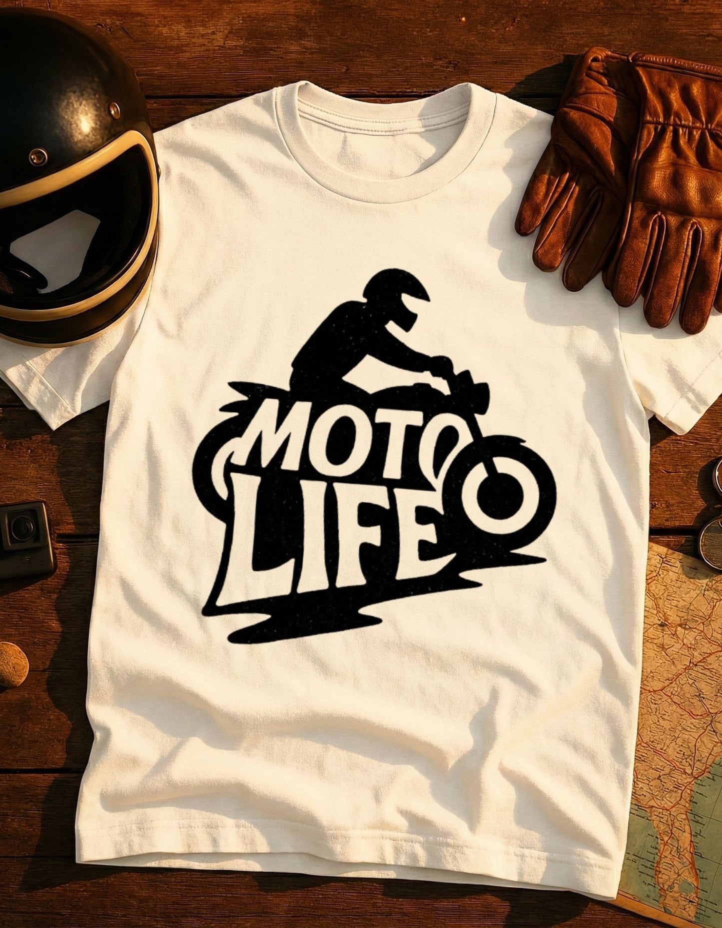 Moto Life T-Shirt — Motorcycle Rider Graphic Tee