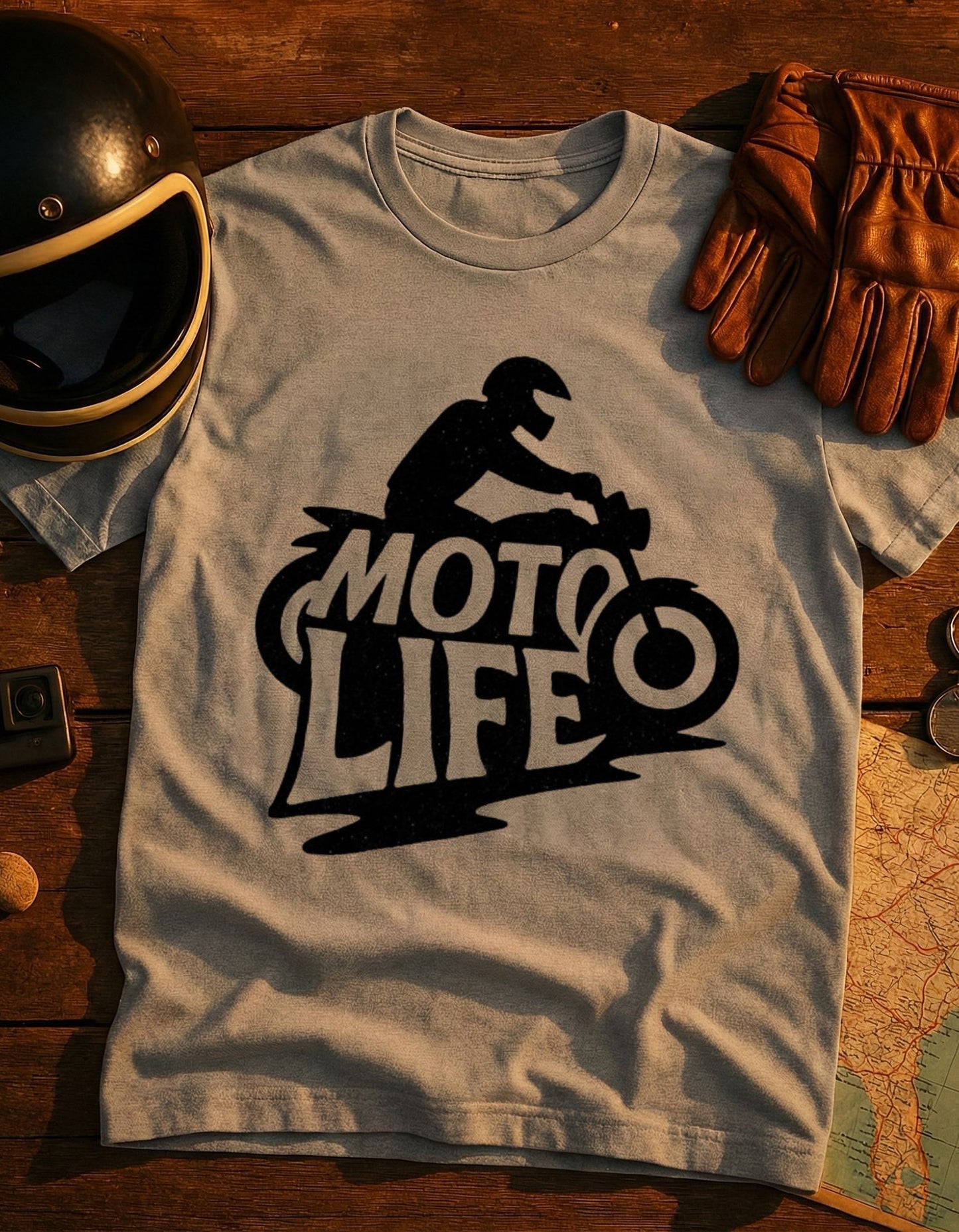 Moto Life T-Shirt — Motorcycle Rider Graphic Tee