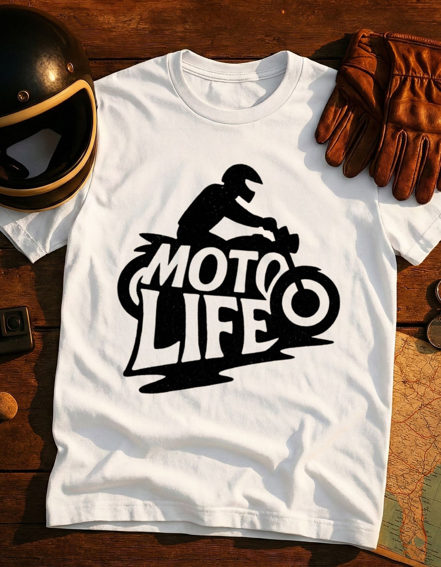Moto Life T-Shirt — Motorcycle Rider Graphic Tee