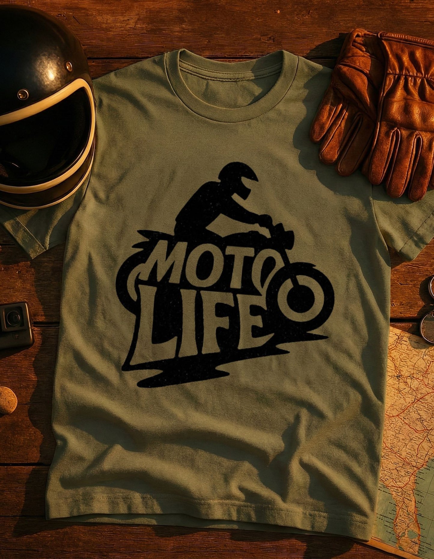 Moto Life T-Shirt — Motorcycle Rider Graphic Tee