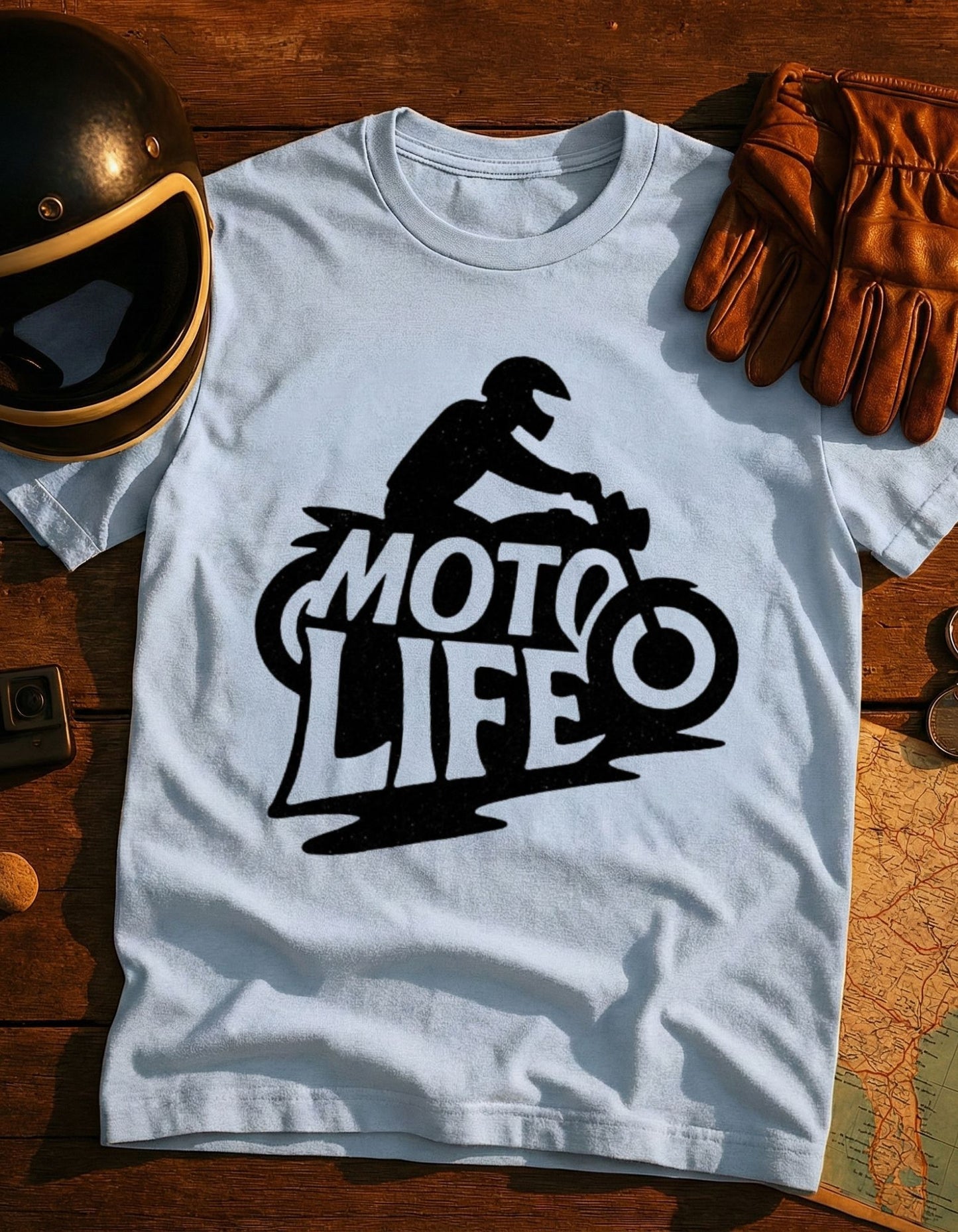 Moto Life T-Shirt — Motorcycle Rider Graphic Tee