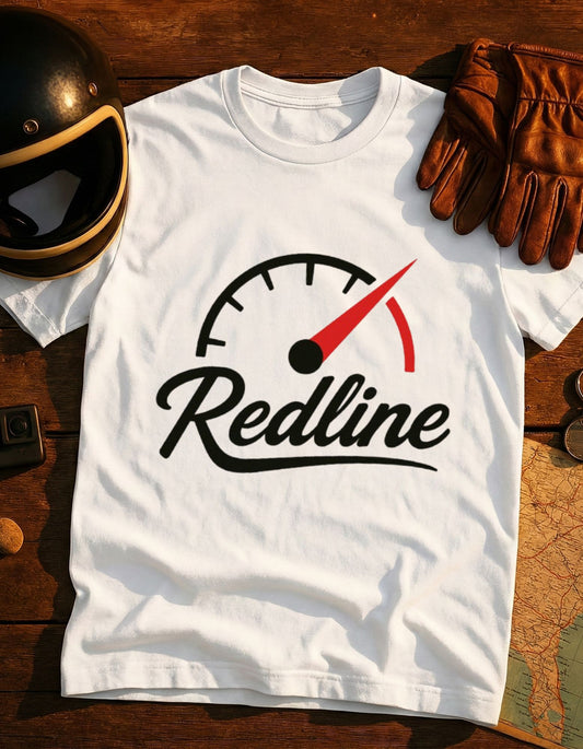 T-Shirt — "Redline" Speedometer Graphic Tee