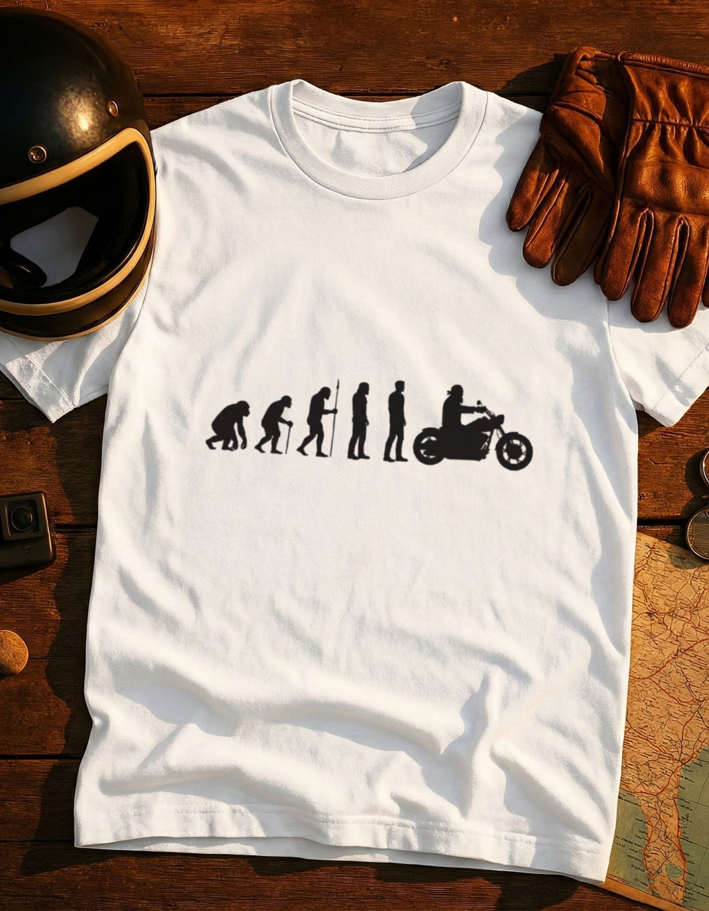 Evolution to Biker T-Shirt