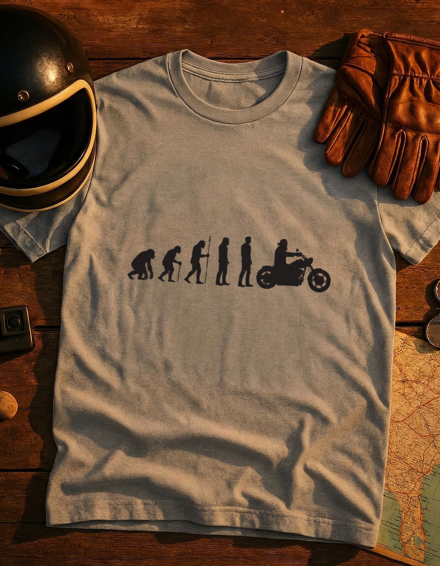 Evolution to Biker T-Shirt
