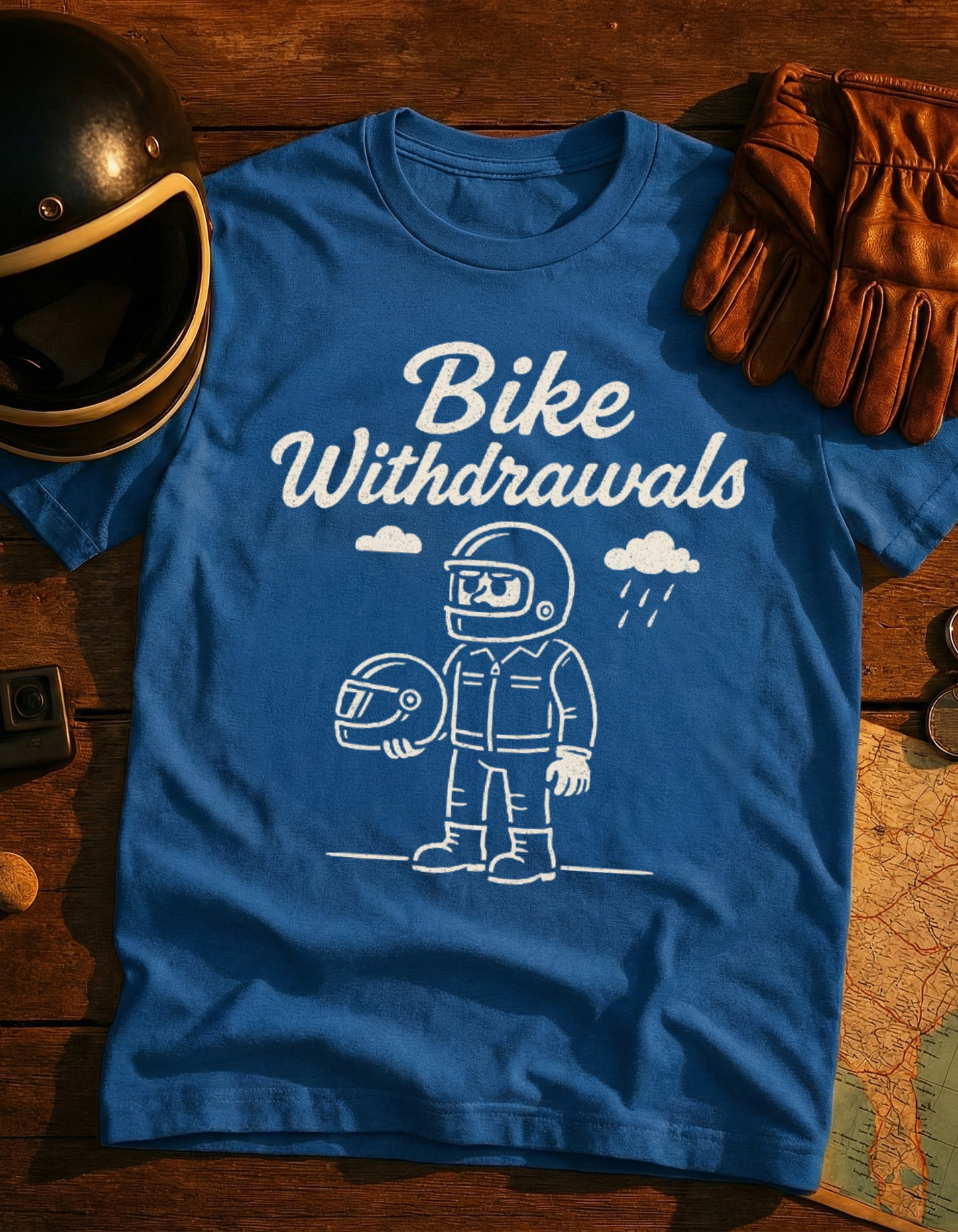 Bike Withdrawals T-Shirt — Funny Motorcycle Rider Tee