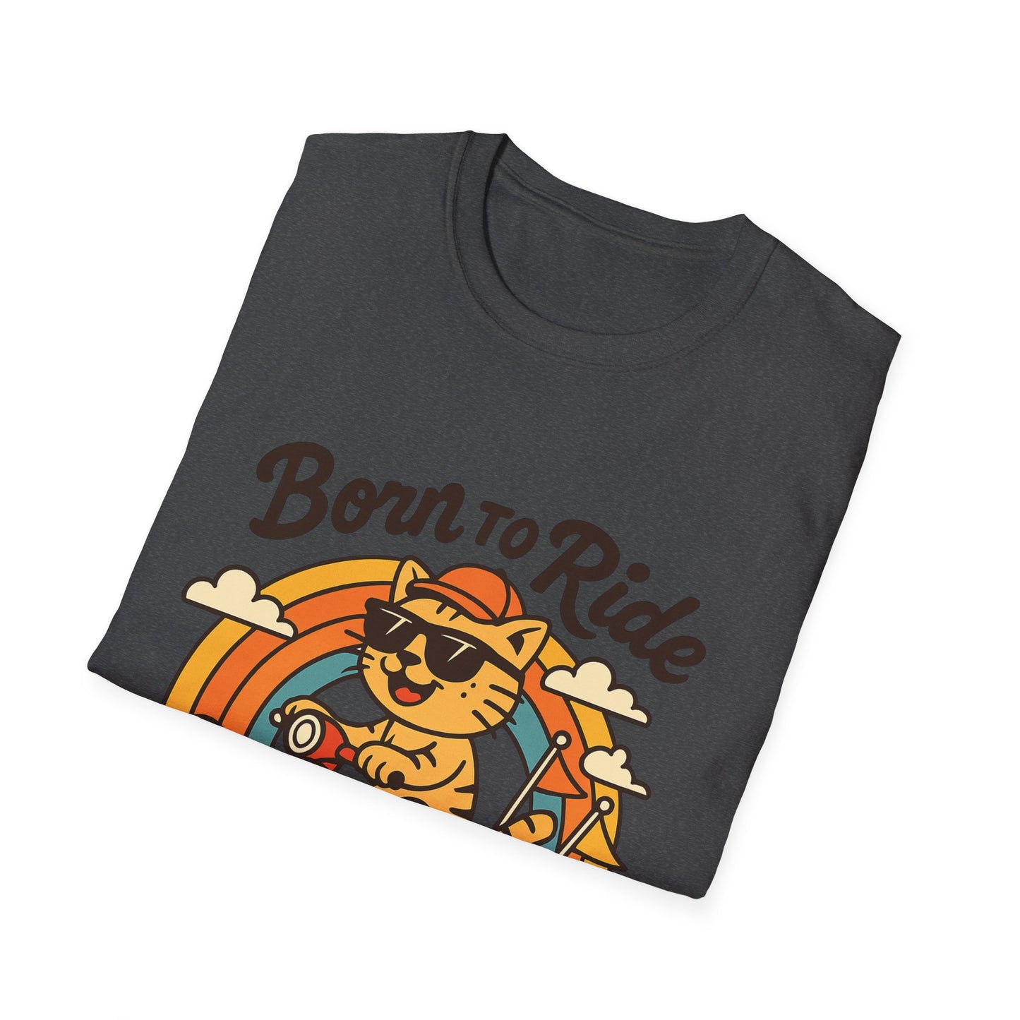 Born to Ride Cat Scooter T-Shirt